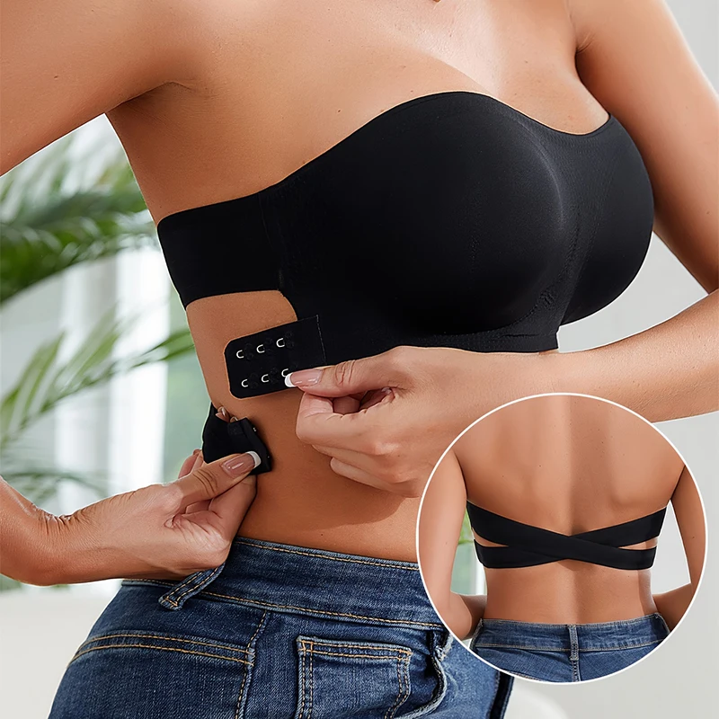 Push Up Bra Padded - Soutien-gorge push-up sexy sans bretelles pour