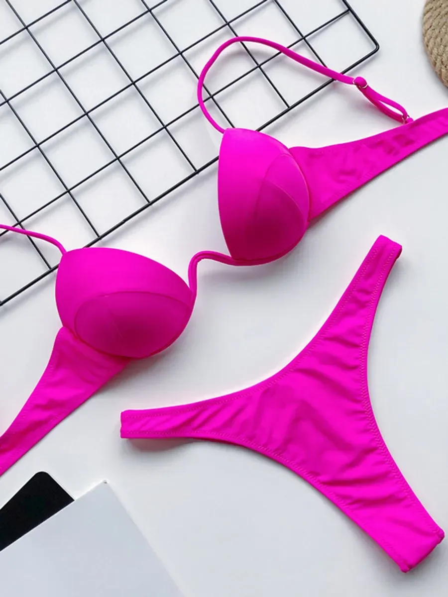 Sexy V-bar soutien-gorge à arm - Thong Bikini Women avis et prix